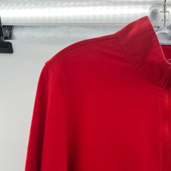 Under Armour Women's Active Collared Pullover Top Red Size Large Maryland - Picture 5 of 8